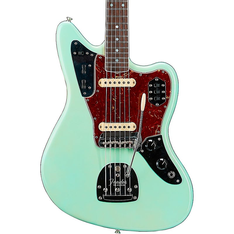 Электрогитара Fender Custom Shop '66 Jaguar Deluxe Closet Classic Electric Guitar Aged Surf Green