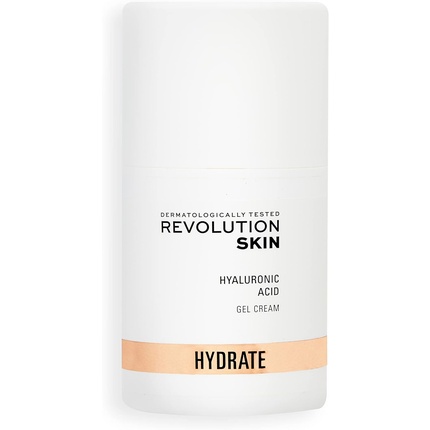 

Makeup Revolution Skincare London Гель-крем с гиалуроновой кислотой, легкий увлажняющий крем, уменьшает морщины, 50 мл