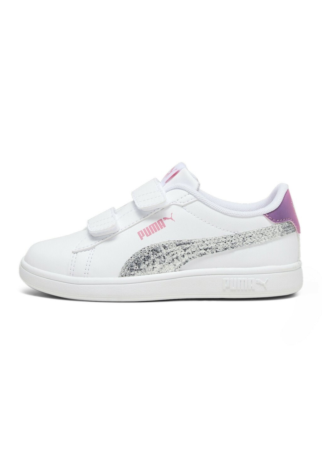 Низкие кроссовки Smash 3.0 Star Glow Puma, цвет white silver strawberry burst purple pop