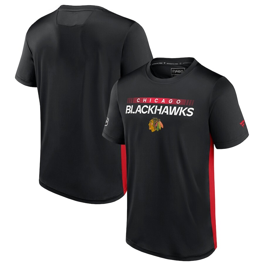 

Футболка с коротким рукавом Fanatics Branded Chicago Blackhawks, черный