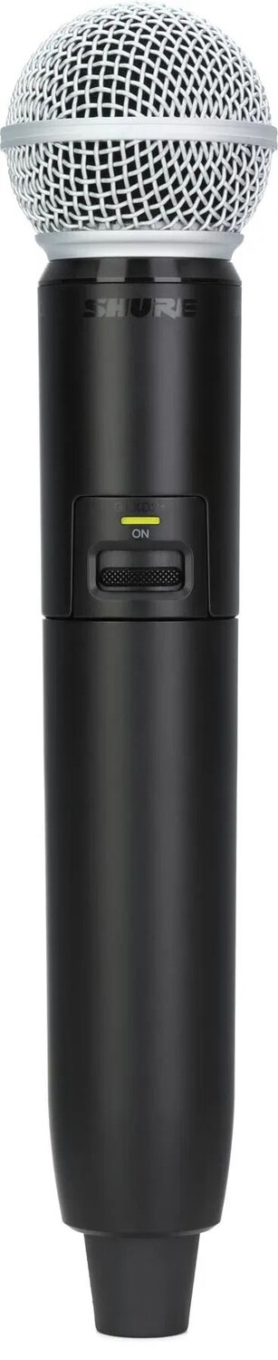 

Цифровой беспроводной ручной передатчик Shure GLXD2+/SM58 с капсулой SM58