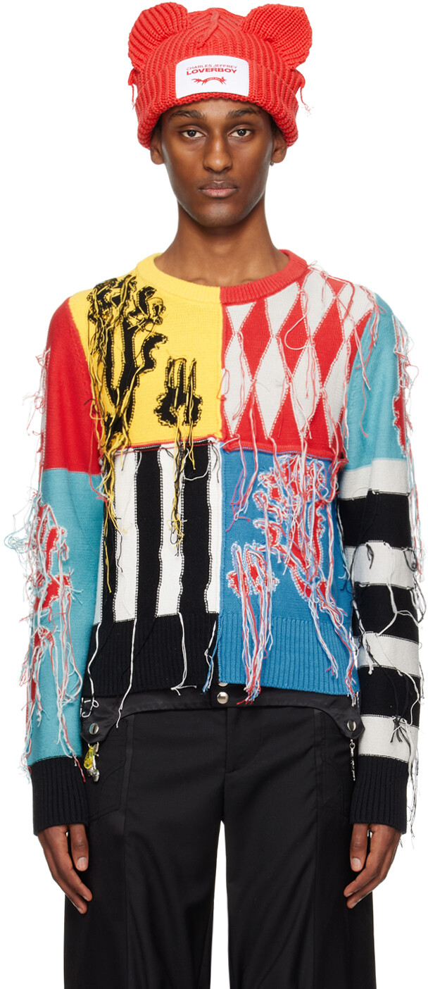 

Разноцветный свитер Guddle Charles Jeffrey Loverboy