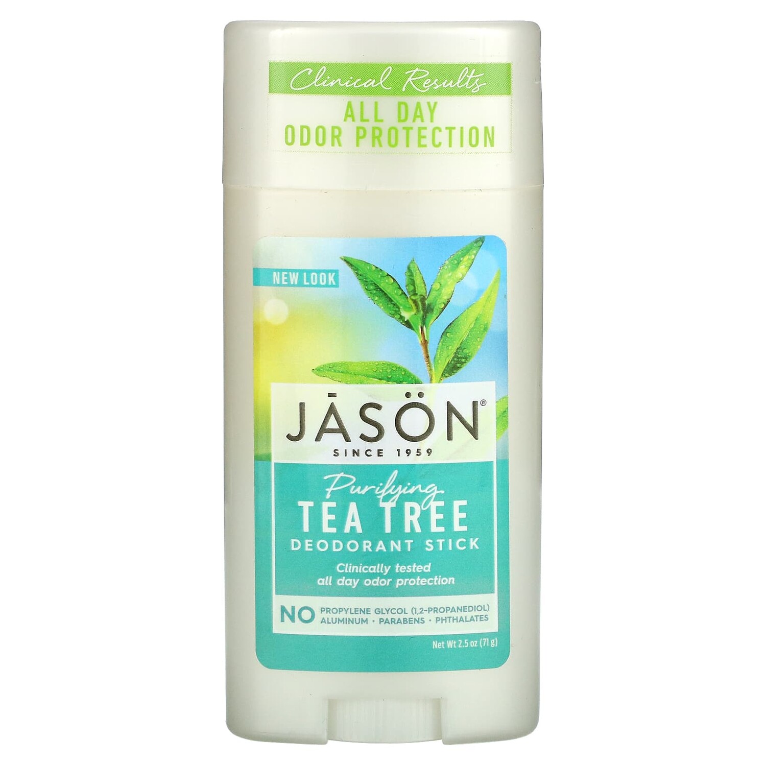 

Дезодорант-стик, чайное дерево, 71 г (2,5 унции), Jason Natural