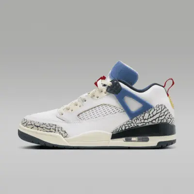 

Кроссовки Jordan Spizike Low, цвет White/Armory Navy/Aegean Storm/Gym Red