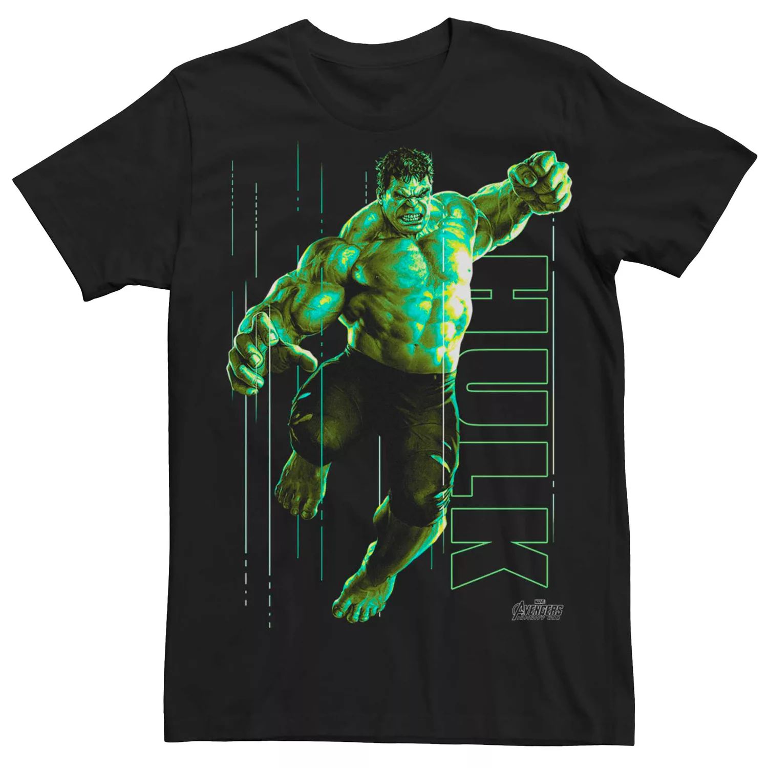 Мужская светящаяся футболка Marvel Hulk Licensed Character футболка мужская marvel mc hulk m
