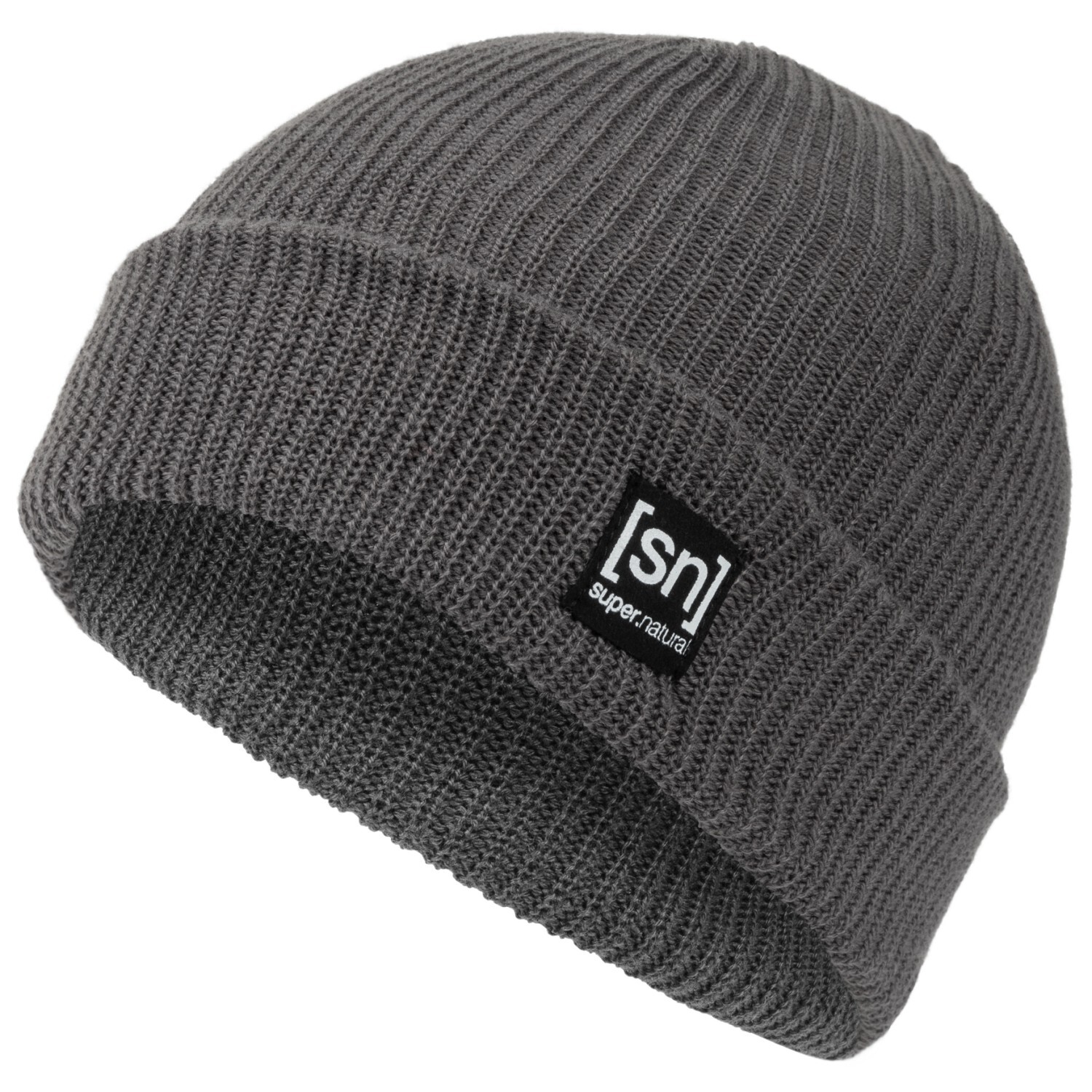 

Шапка Super.Natural Merino Basic Beanie, цвет Silver Grey