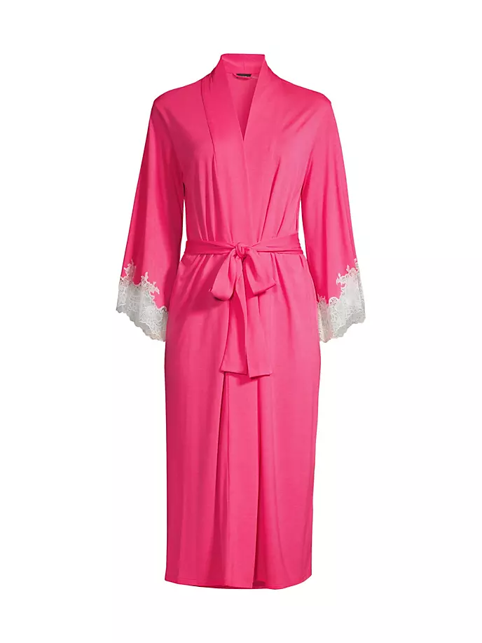 

Роскошный Шангри-Ла Халат Natori, цвет heather pink raspberry