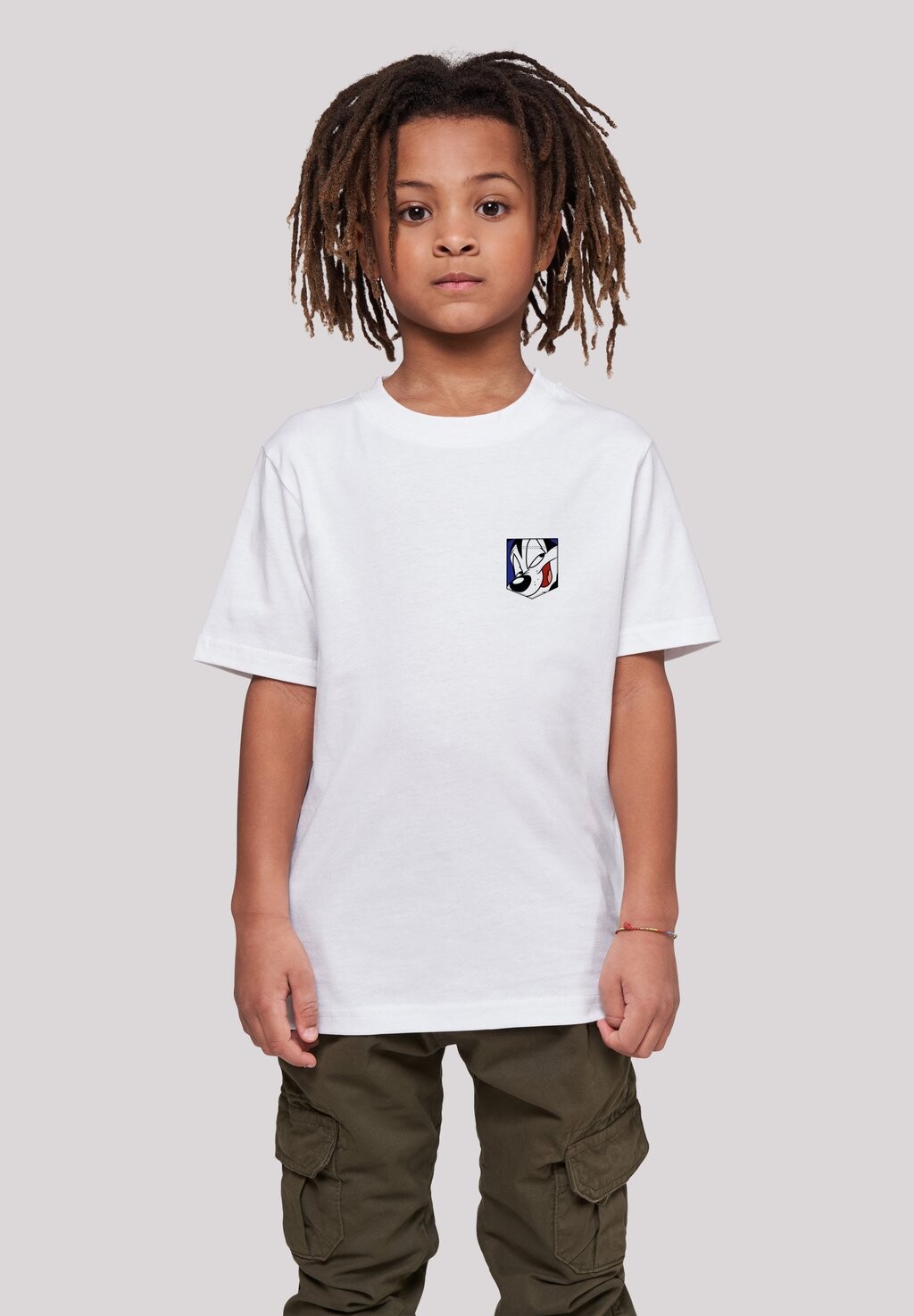 

Футболка с принтом LOONEY TUNES PEPE LE PEW FACE POCKET F4NT4STIC, цвет white