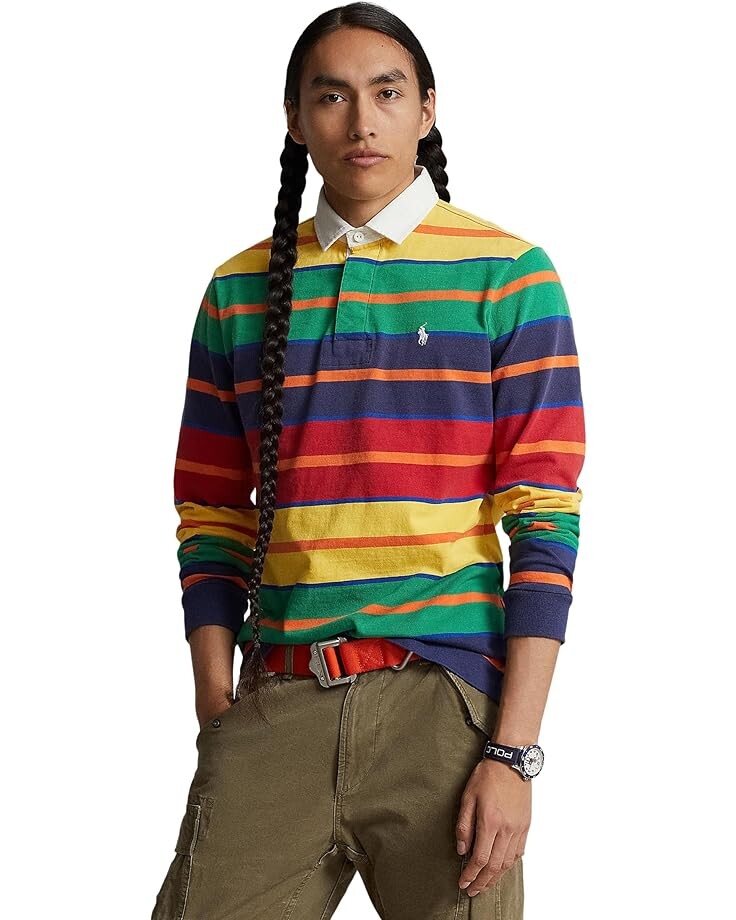 

Рубашка Polo Ralph Lauren The Iconic Rugby, желтый