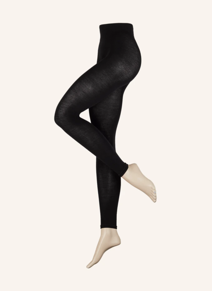 

Облегающие леггинсы merino из шерсти мериноса Wolford, черный
