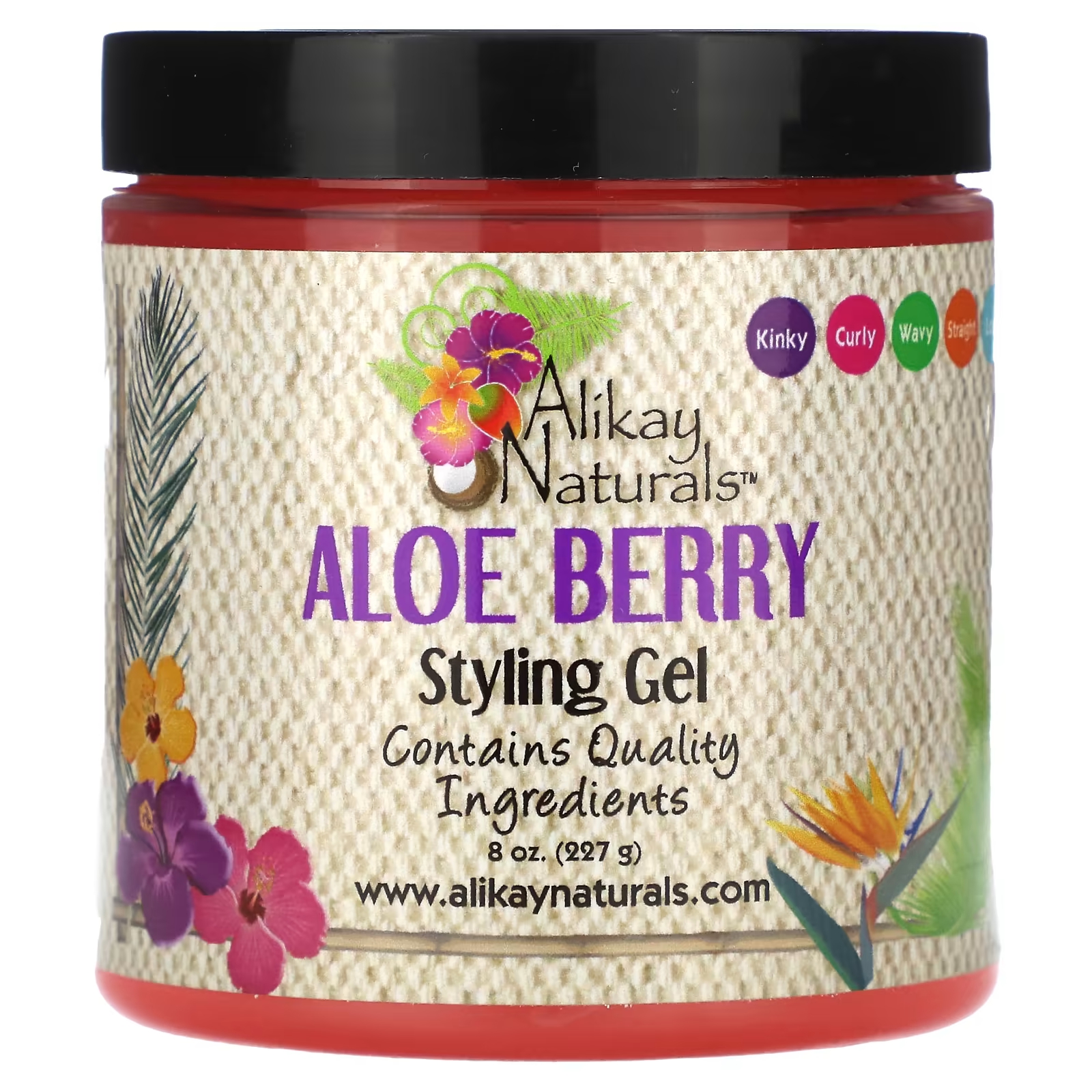 Гель Alikay Naturals для укладки с ягодами алоэ гель для укладки волос korres моделирующий гель для волос – lime styling gel