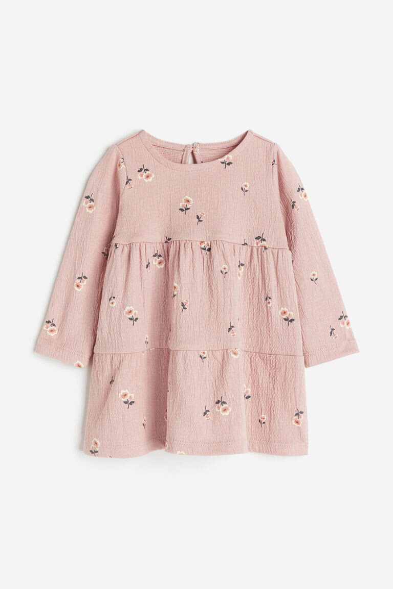 

Платье из хлопкового джерси H&M, розовый