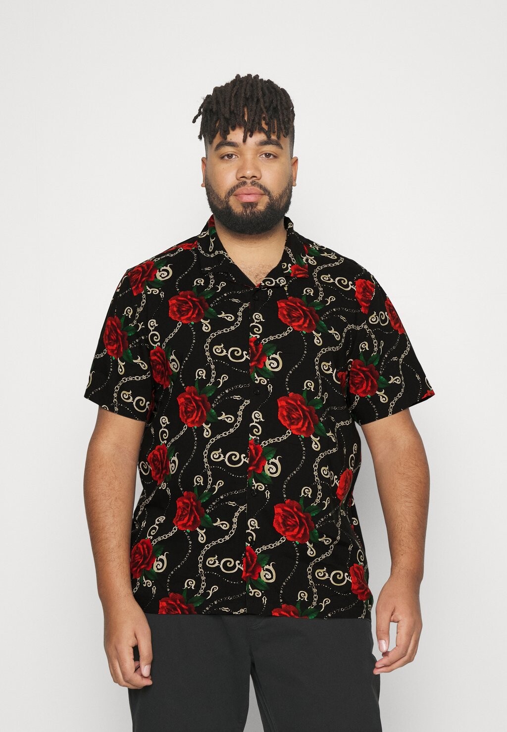 

Рубашка Brave Soul, цвет black//multi print