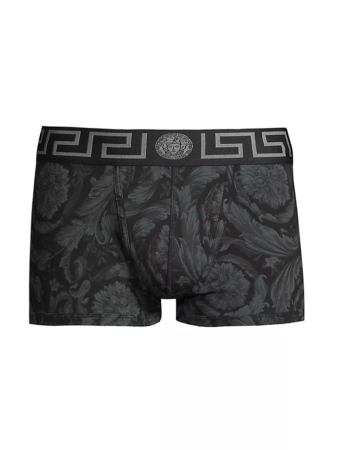 

Боксеры из джерси с эластичным поясом и логотипом Versace, черный