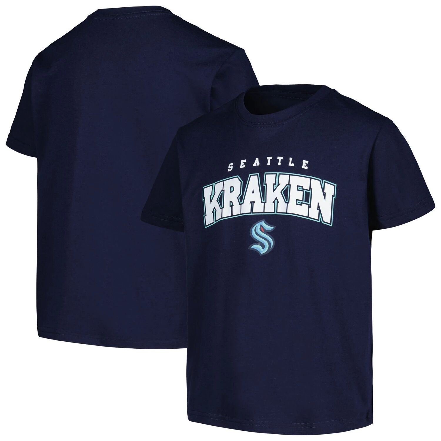 

Молодежная футболка Deep Sea Blue Seattle Kraken Little Richmond Core Unbranded