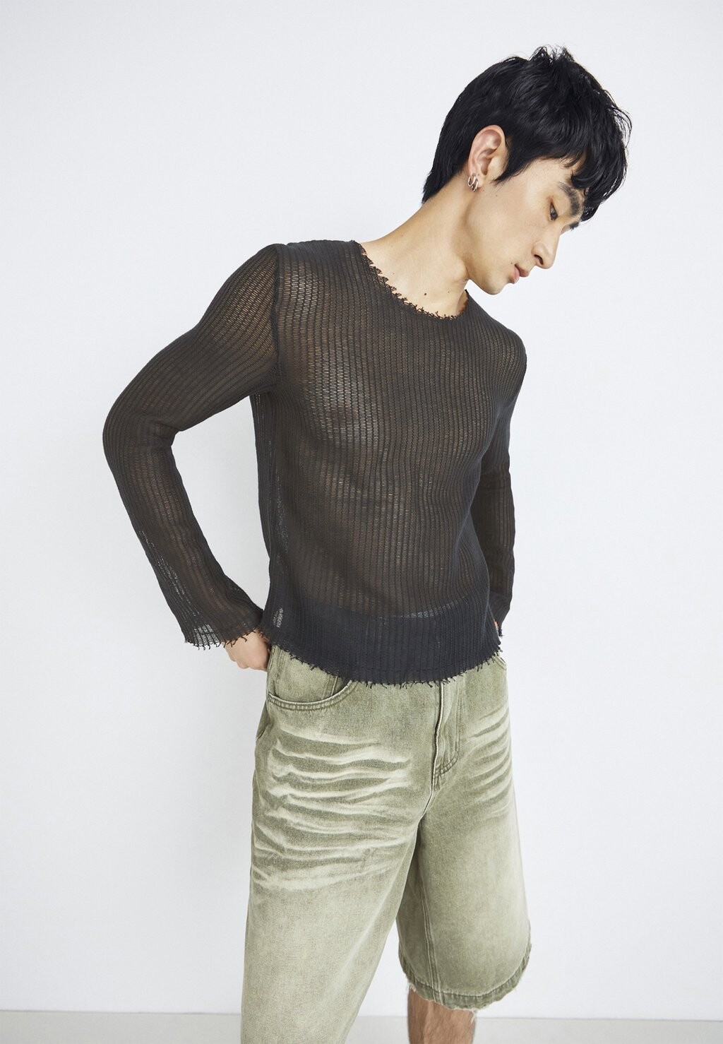 

Свитер GHOST LONG SLEEVE Jaded London, черный