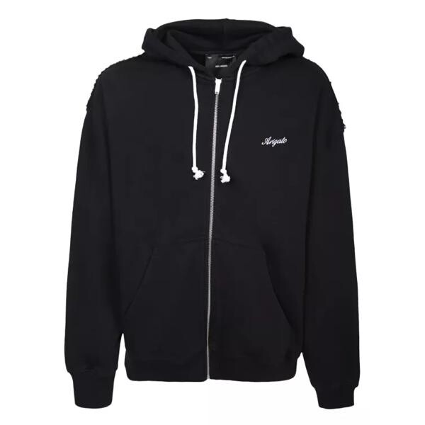 

Футболка zipped hoodie Axel Arigato, черный