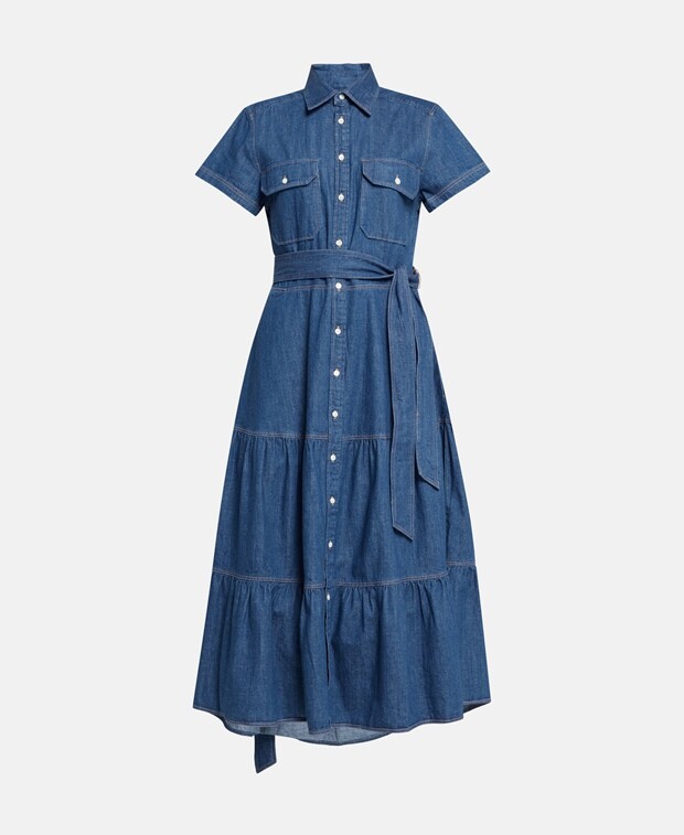 

Джинсовое платье Polo Ralph Lauren, светло-синий