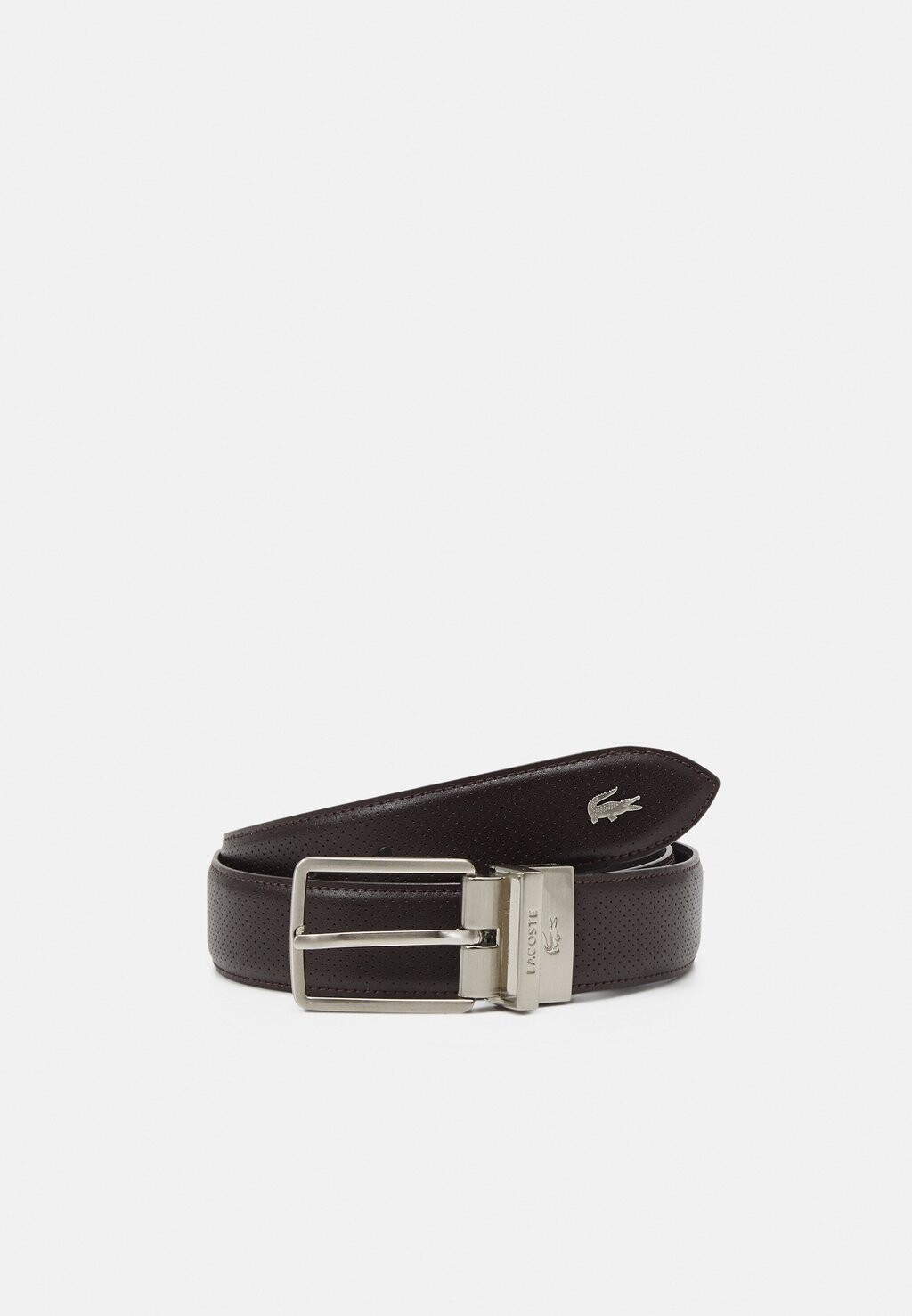 

Ремень ЭЛЕГАНС Lacoste, коричневый нуар