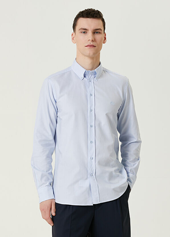 

Рубашка с логотипом Etro, голубой