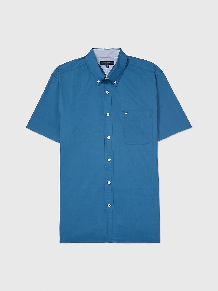 

Однотонная рубашка сидячего кроя Tommy Adaptive