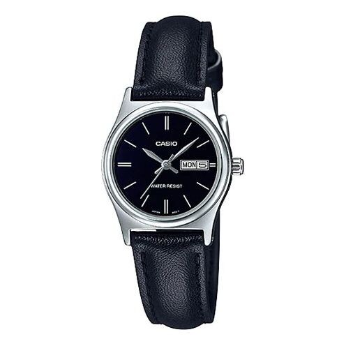 

Часы CASIO Quartzes Black Waterproof Analog, черный