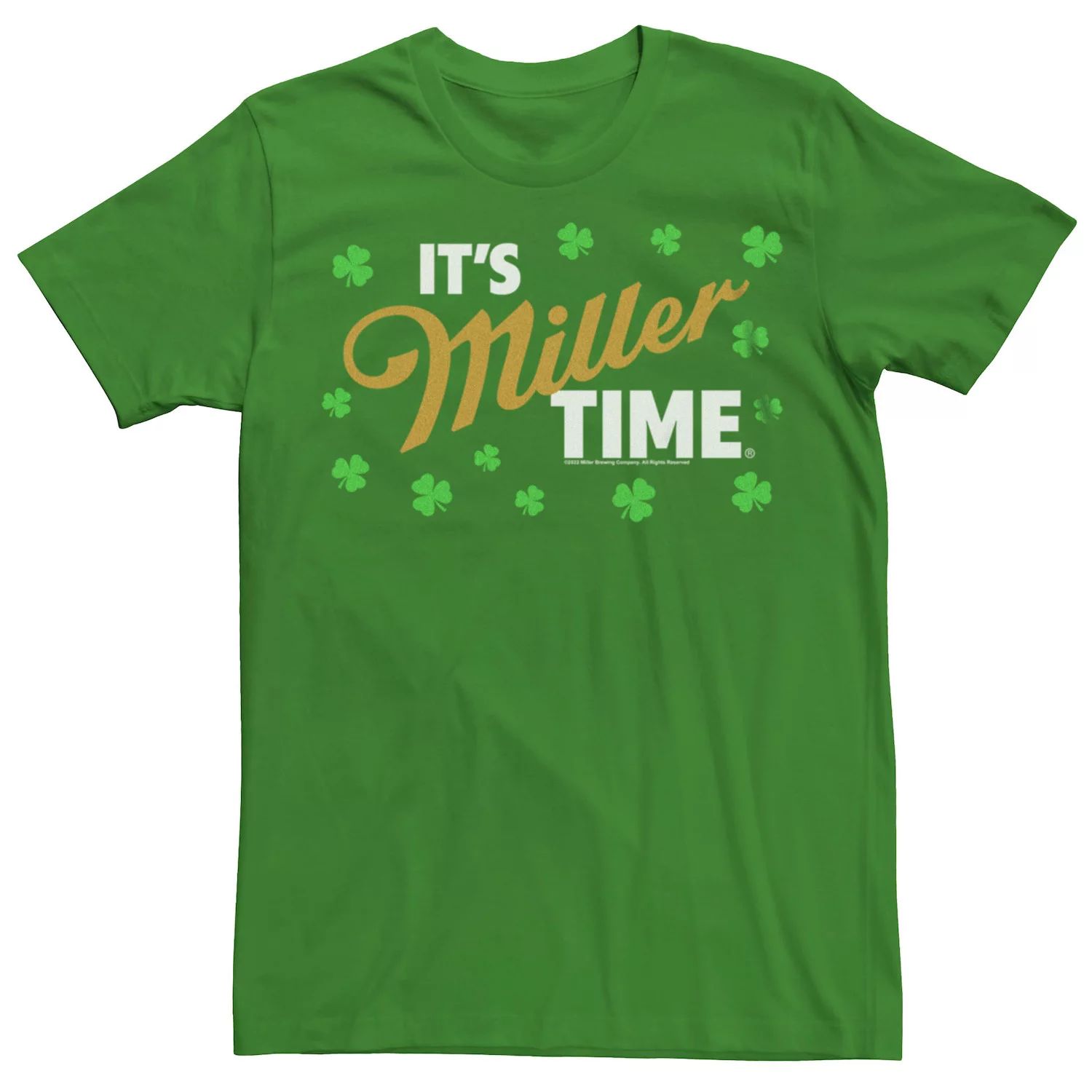 Мужская футболка Miller Shamrock It's Miller Time Licensed Character