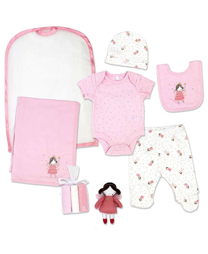 Подарок Маленькая фея для маленьких девочек, набор из 10 предметов Rock-A-Bye Baby Boutique, розовый