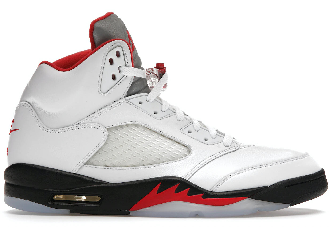 

Кроссовки Jordan 5 Retro Fire Red Silver Tongue 2020