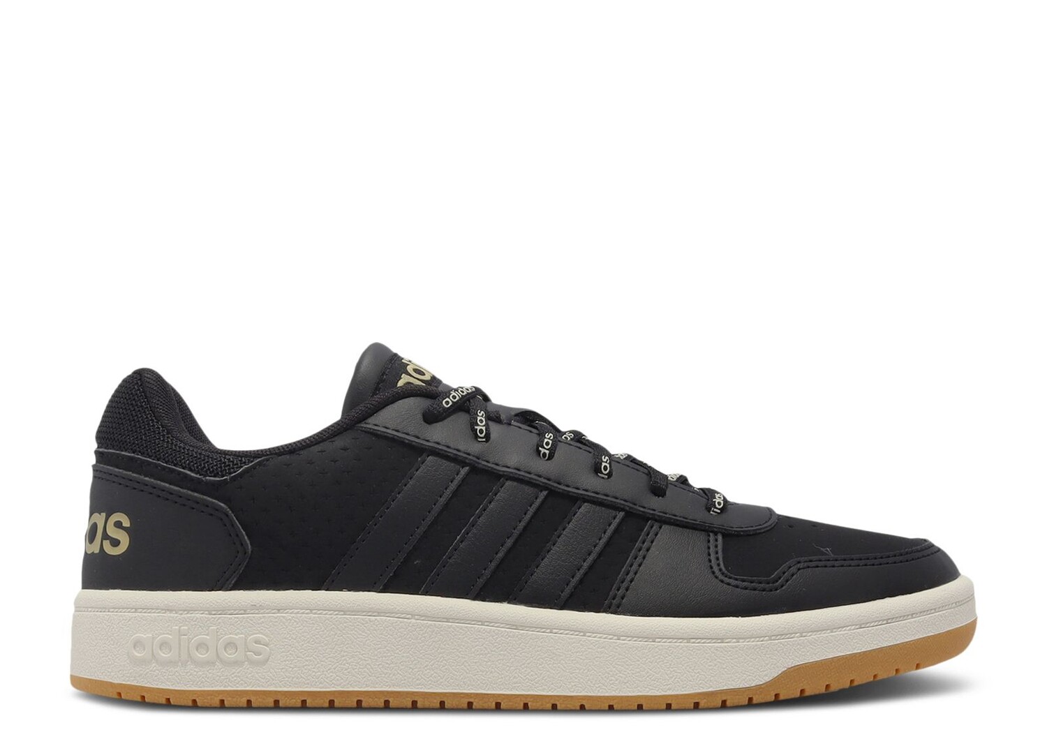 

Кроссовки adidas Hoops 2.0 Mid 'Black White Tint Gum', черный