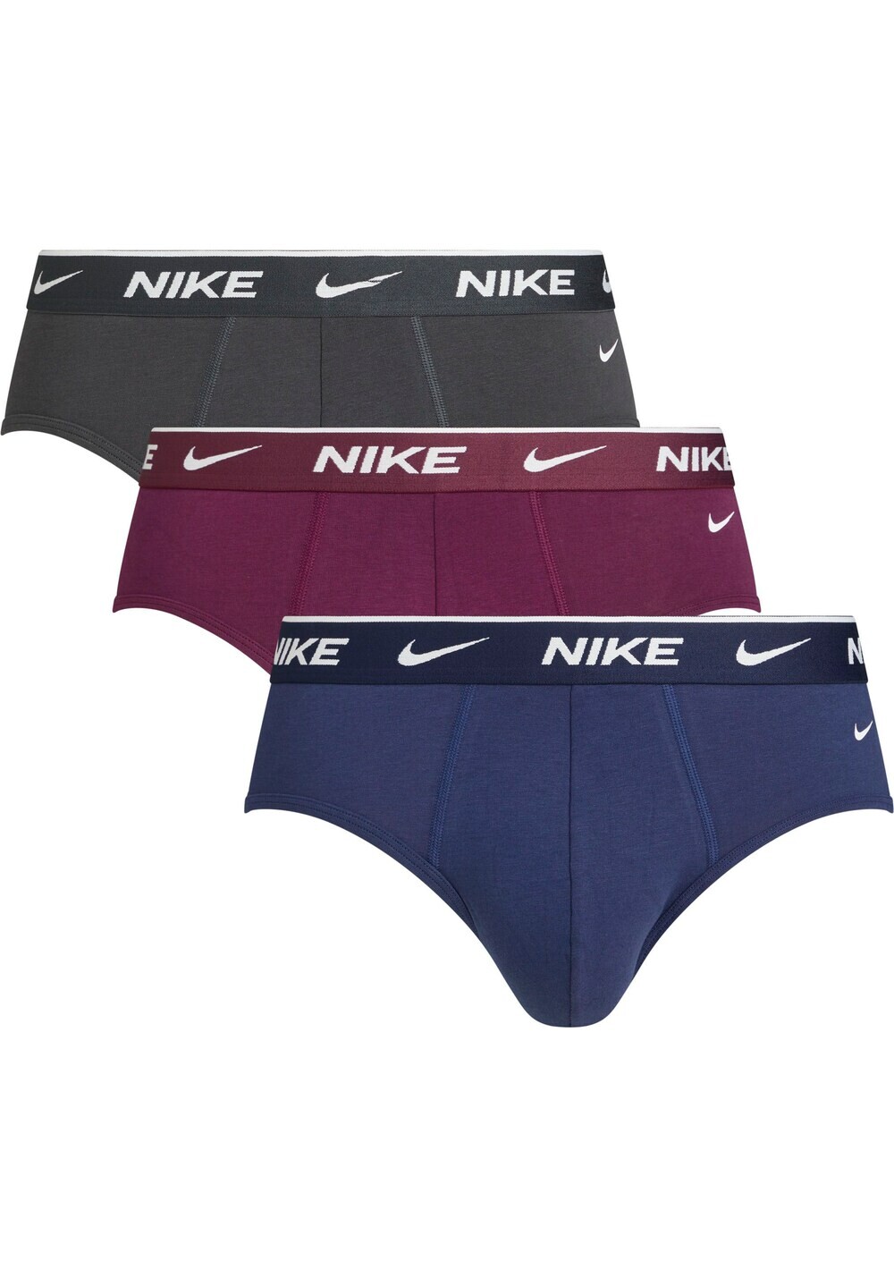 

Трусики NIKE Underwear, темно-синий/графитовый/вишневый красный