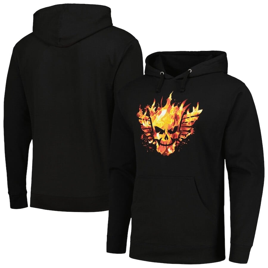 

Пуловер с капюшоном WWE Authentic Cody Rhodes, черный