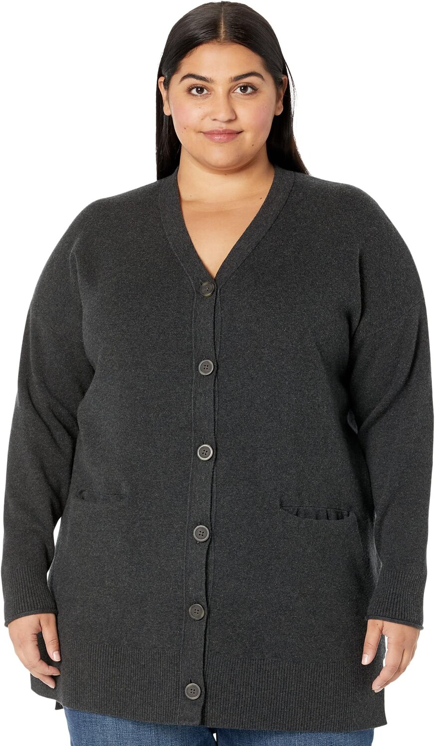 

Свитер Plus Maple Cardigan Madewell, цвет Heather Charcoal