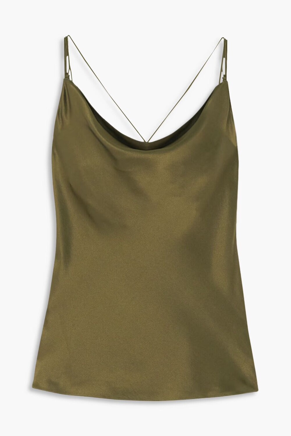 

Nixie silk-satin camisole Roksanda, армейский зеленый