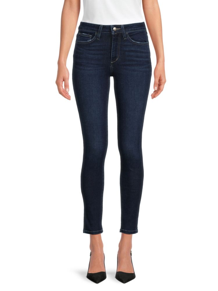 Укороченные джинсы скинни с пышными формами Joe'S Jeans, цвет Ivana Blue