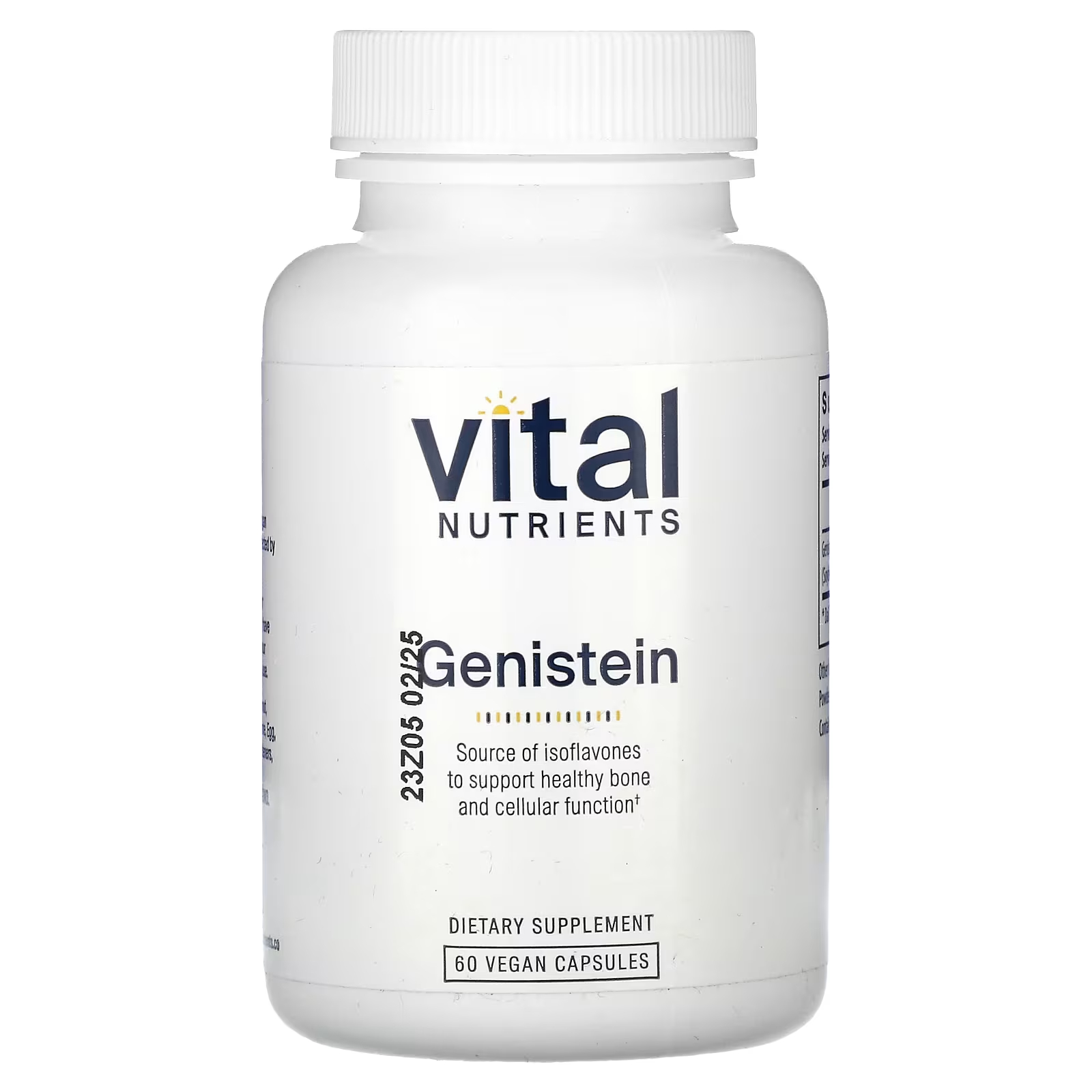 Генистеин Vital Nutrients, 60 капсул vital nutrients генистеин 60 веганских капсул