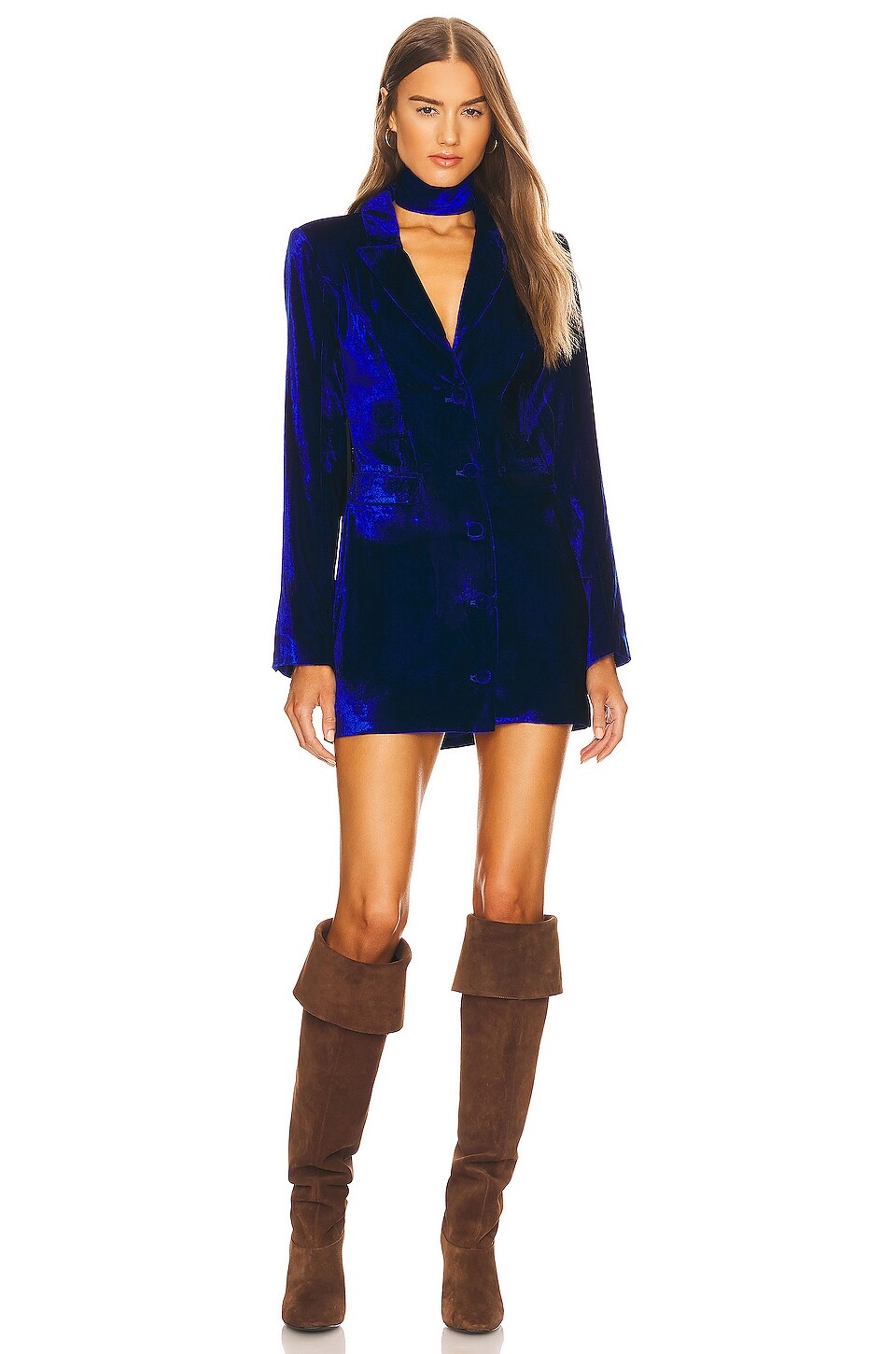 

Платье House of Harlow 1960 x REVOLVE O'riley Blazer, цвет Bright Blue