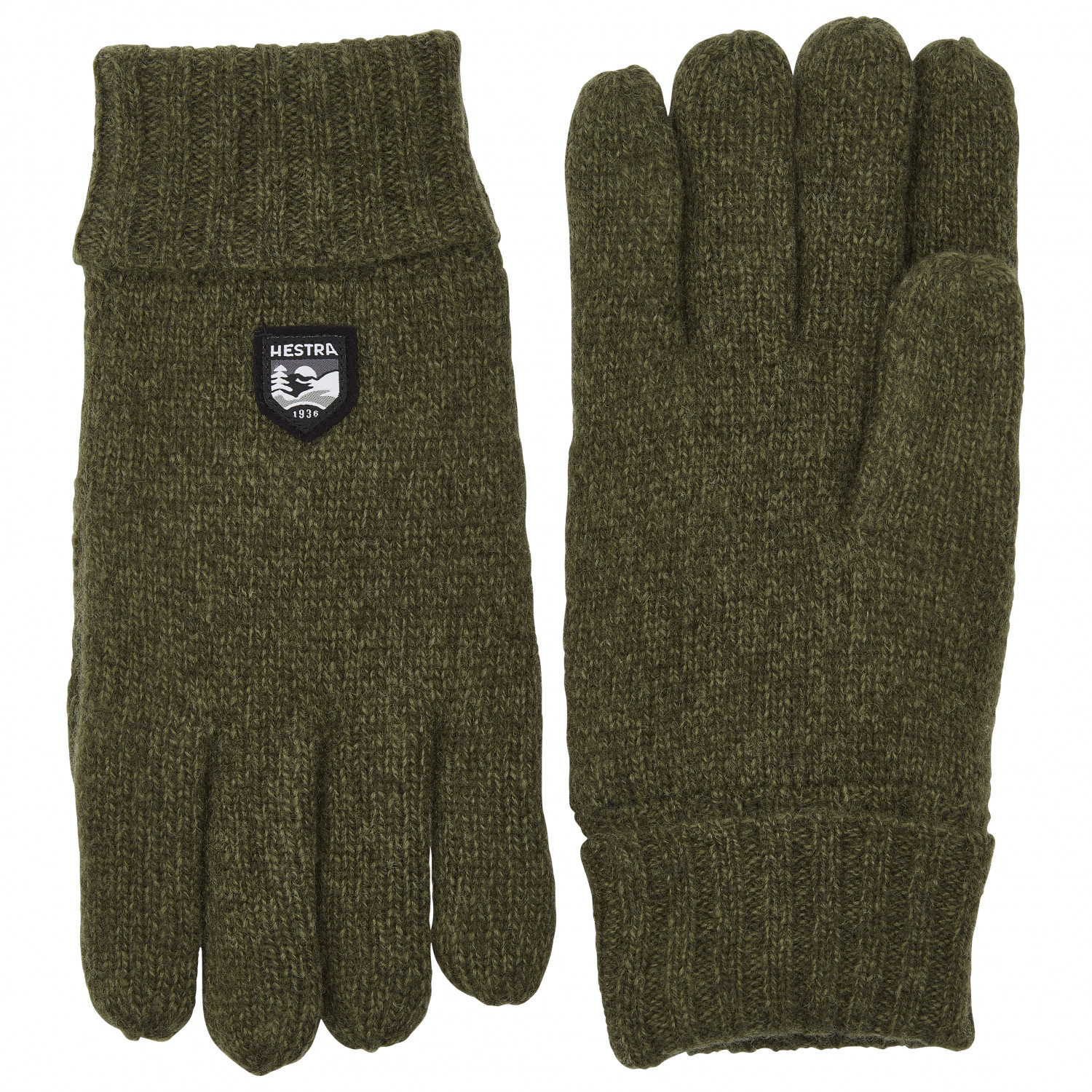 Перчатки Hestra Basic Wool Glove, оливковый