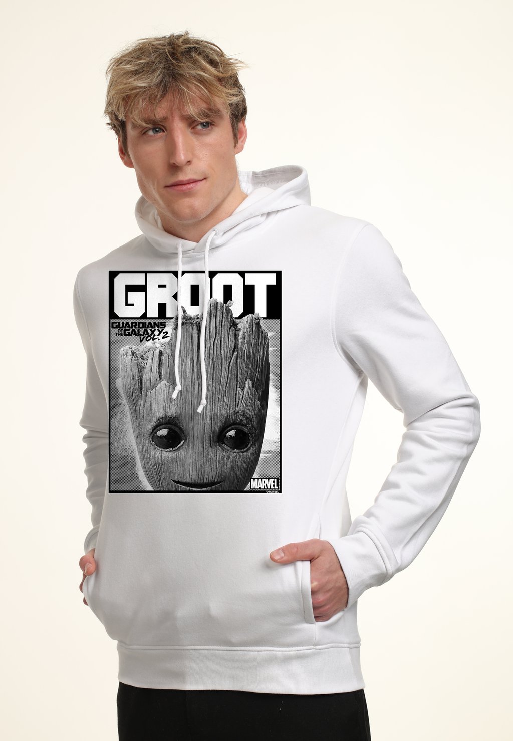 цена Толстовка Marvel Groot Bolden Marvel, белый