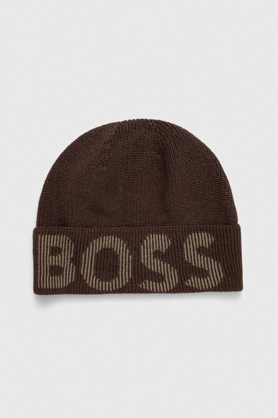 

Шапка BOSS из смесовой шерсти Boss, зеленый