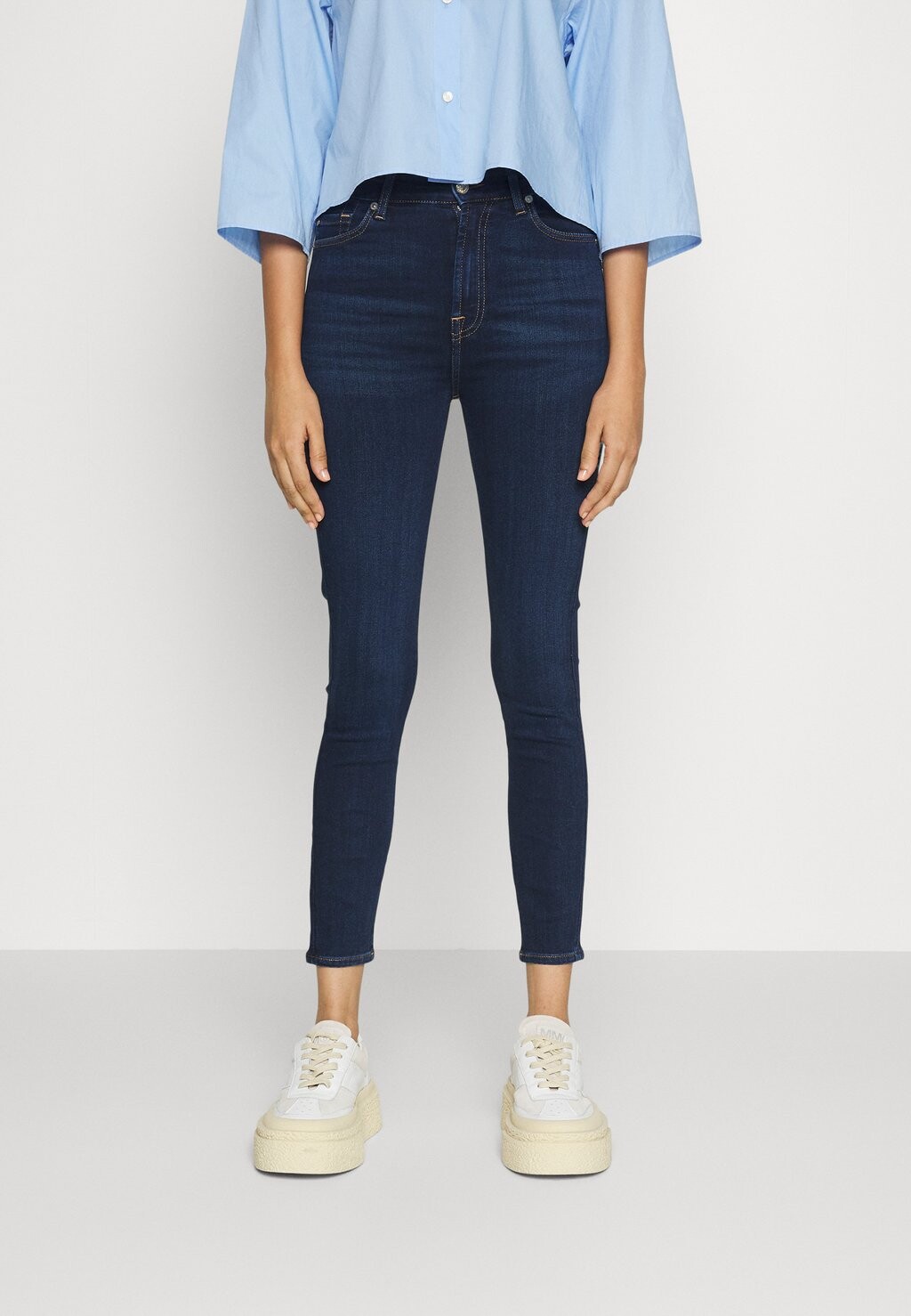

Джинсы Skinny Fit AUBREY SLIILLLUXCOS 7 for all mankind, темно-синий