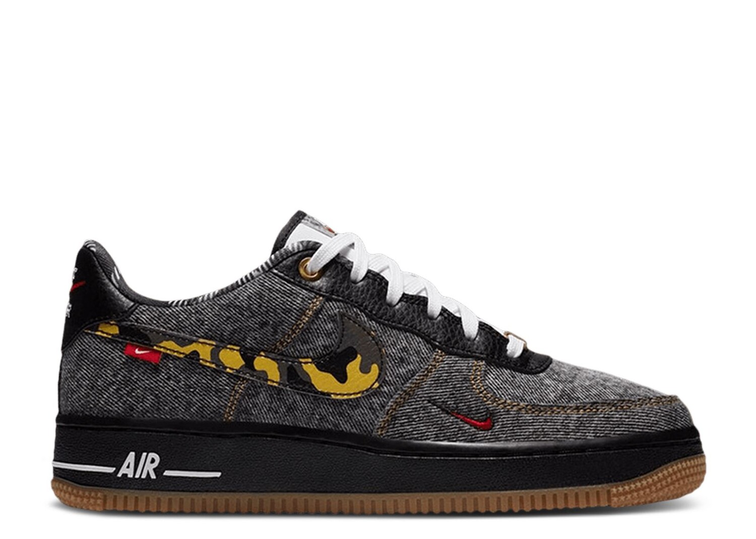 

Кроссовки Nike Air Force 1 Lv8 Gs 'Remix Black', черный