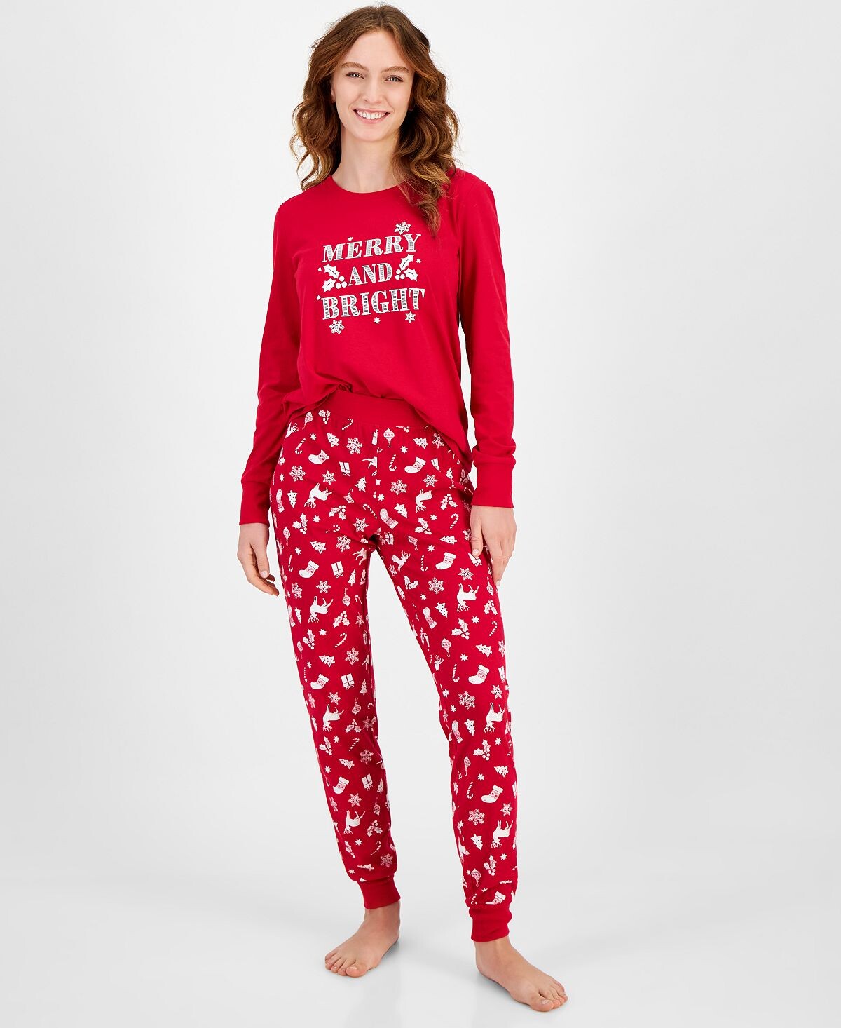 

Женский пижамный комплект Mix It Merry & Bright Family Pajamas