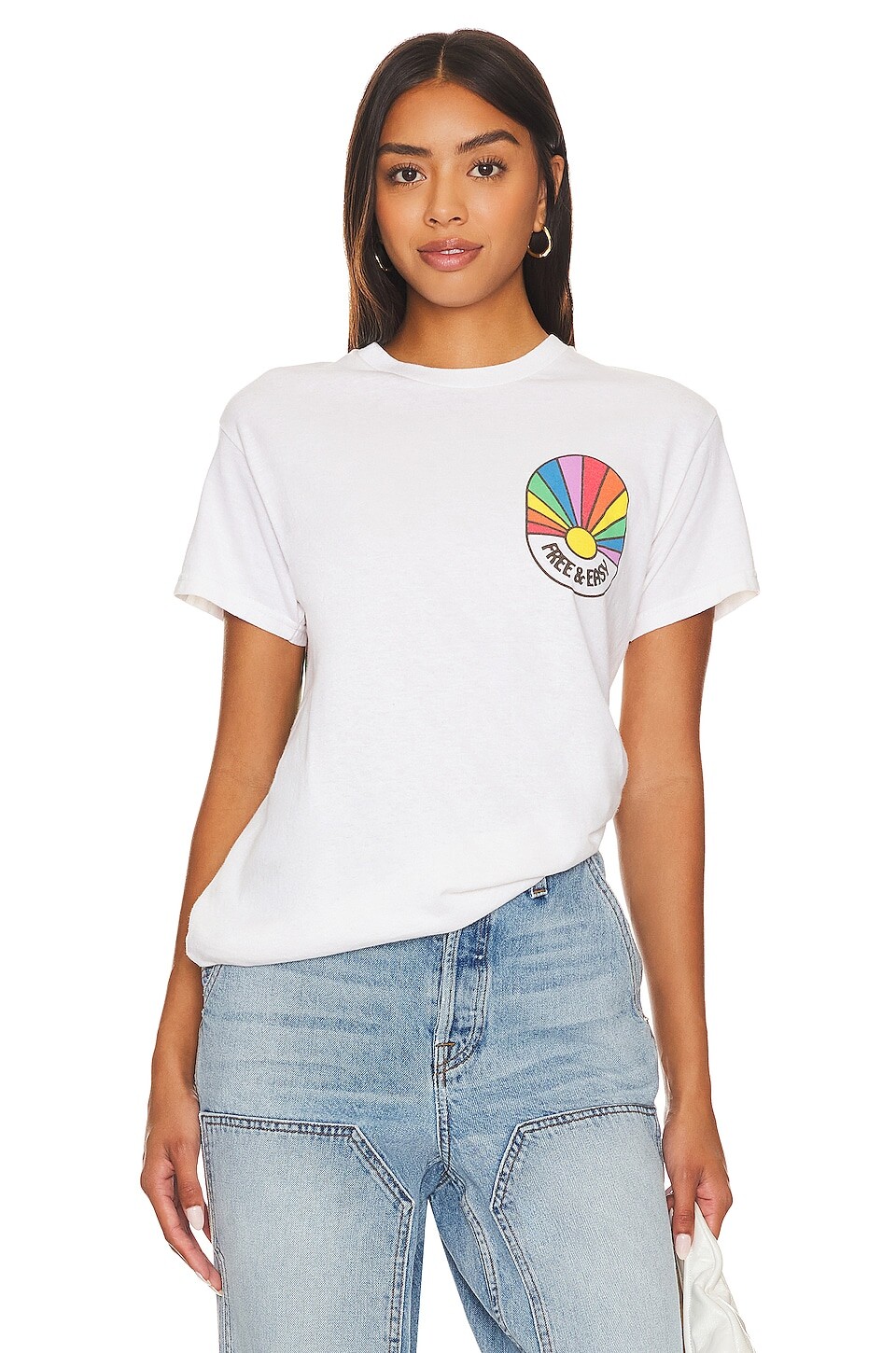 

Футболка Free & Easy Spectrum Short Sleeve, цвет Coconut