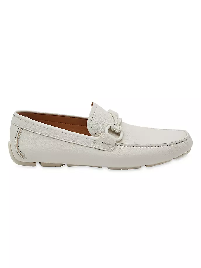 

Кожаные лоферы Front 4 Ferragamo, цвет mascarpone