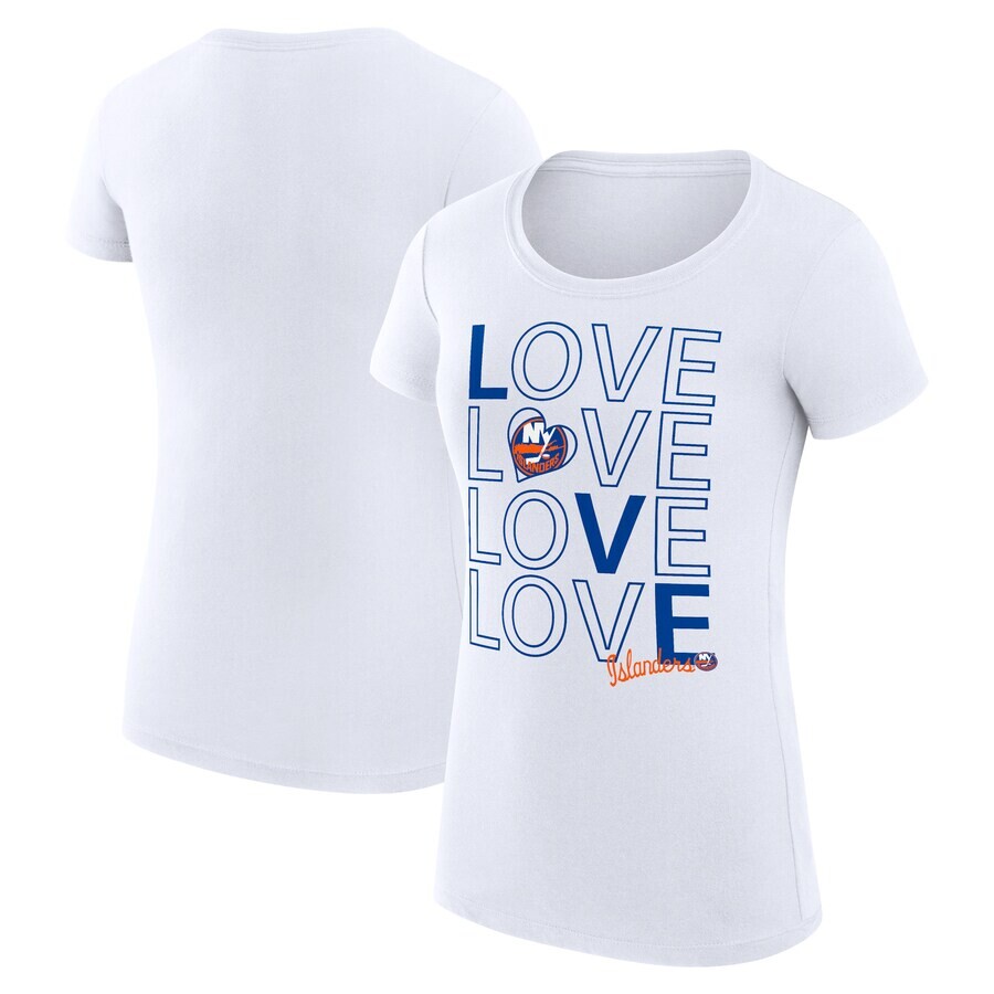 

Футболка с коротким рукавом G-III 4Her by Carl Banks New York Islanders, белый