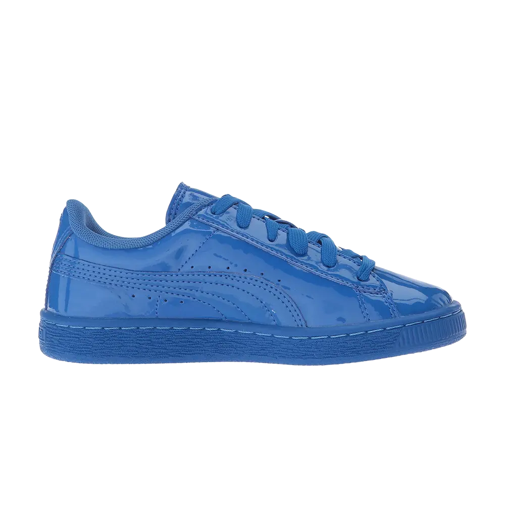 

Кроссовки Basket Classic Patent Little Kids Puma, синий