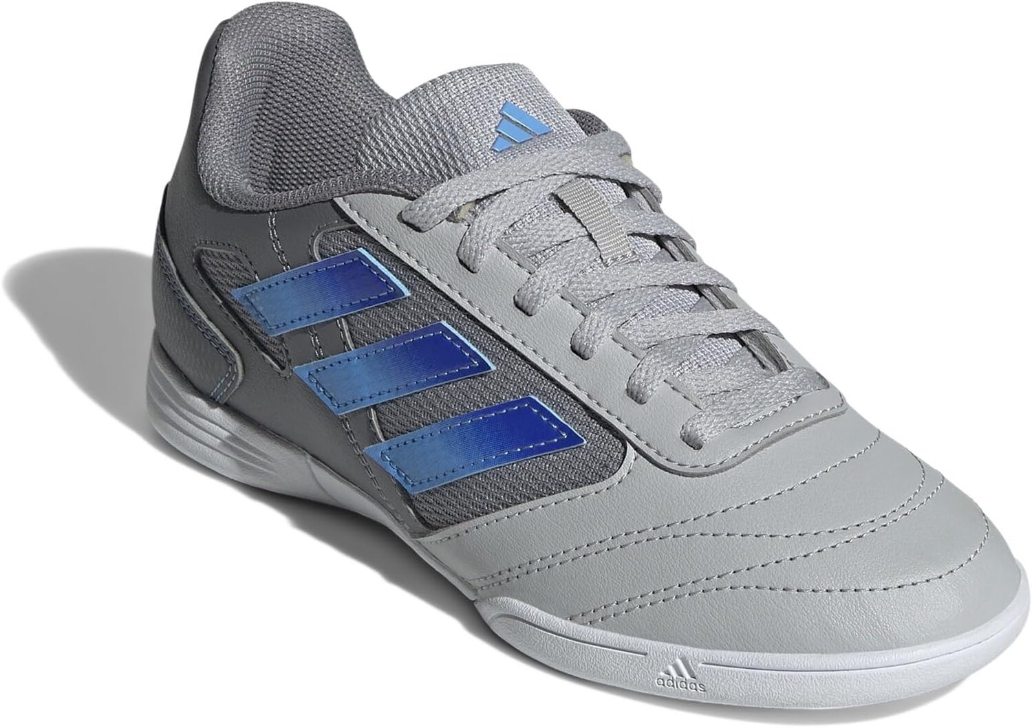 

Кроссовки adidas Kids Soccer Super Sala 2, цвет Grey/Lucid Blue/Blue Burst