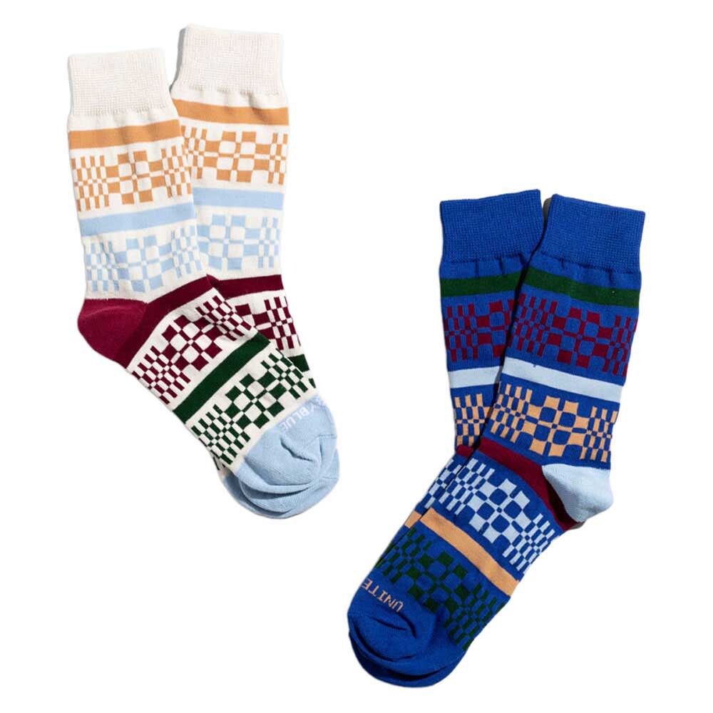 

Носки United By Blue Softhemp Collage Stripe Half 2 шт, разноцветный