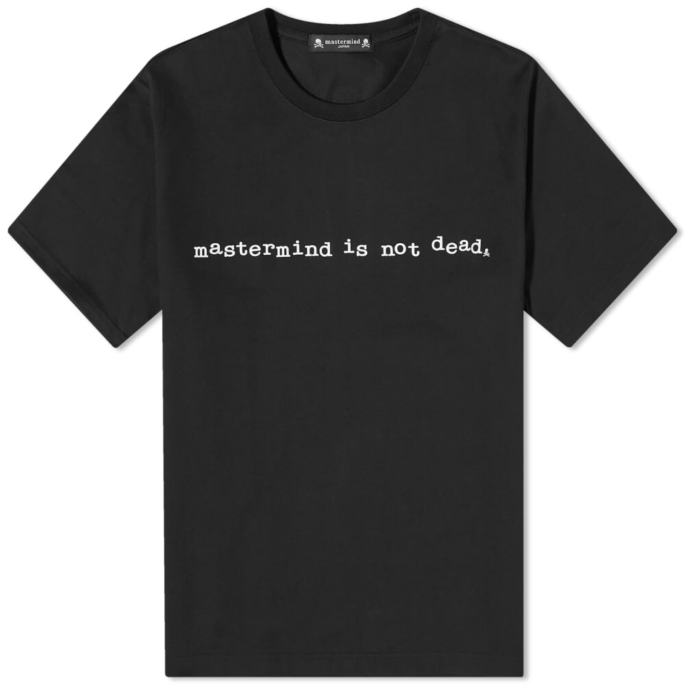 

Футболка Mastermind Japan Not Dead, черный